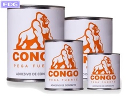 [201] Adhesivo De Contacto 125 ml (Pac x9)&quot;Congo&quot;