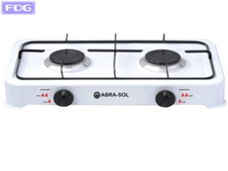 [3283] Anafe Gas 2 Hornallas "Abra-Sol"