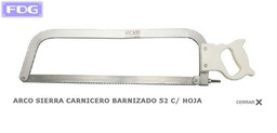 [IV010] Arco Sierra Carnicero Barnizado c/Hoja 620 mm