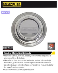 [9980403] BANDEJA MAGNETICA REDONDA 6"