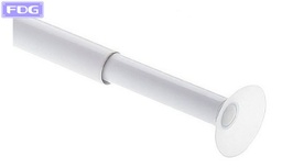 [B01021] Barral Extensible P/ Cortinas De Baño Blanco  1,10 A 2,00 "Extender"