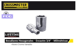 [9948039] Bocallave CROSS-HEXAG. 3/4"x37mm