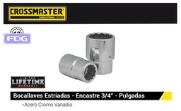 [9948184] BOCA LLAVE CROSS-ESTRIADA 3/4&quot; x 3/4&quot;