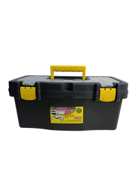 [CF44] Caja PortaHerramientas 16" reforzada doble traba c/Gandeja y Gavetero c/Bisagra Metal