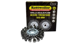 [EVOL5144] CEPILLO CIRCULAR PLANO ACERO TRENZADO DE 150 MM