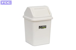 [C45] Cesto 4,5 Lts P/Baño Tapa Vaiven (Surtido: Blanco, Negro, Verde Pastel, Violeta Pastel, Amarillo Pastel)