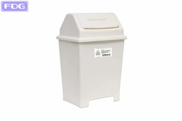 [C20] Cesto 20 Lts P/Baño Tapa Vaiven