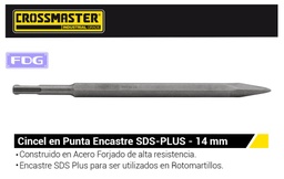 [9969604] CINCEL EN PUNTA SDS-Plus 250mm CROS