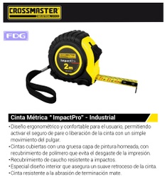 [9932034] CINTA METRICA ImpactPRO 3m CROSS