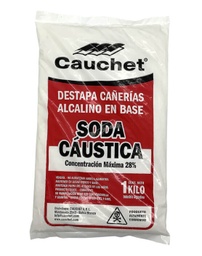 [15090] Destapacañeria Alcalino Perlado 28% (Soda Caustica Perlada 28%) en bolsa x1 kg (Cx20 Un.)