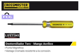 [9940356] DESTORNILLADOR ACRIL TORX T-6 L-75mm CROSS